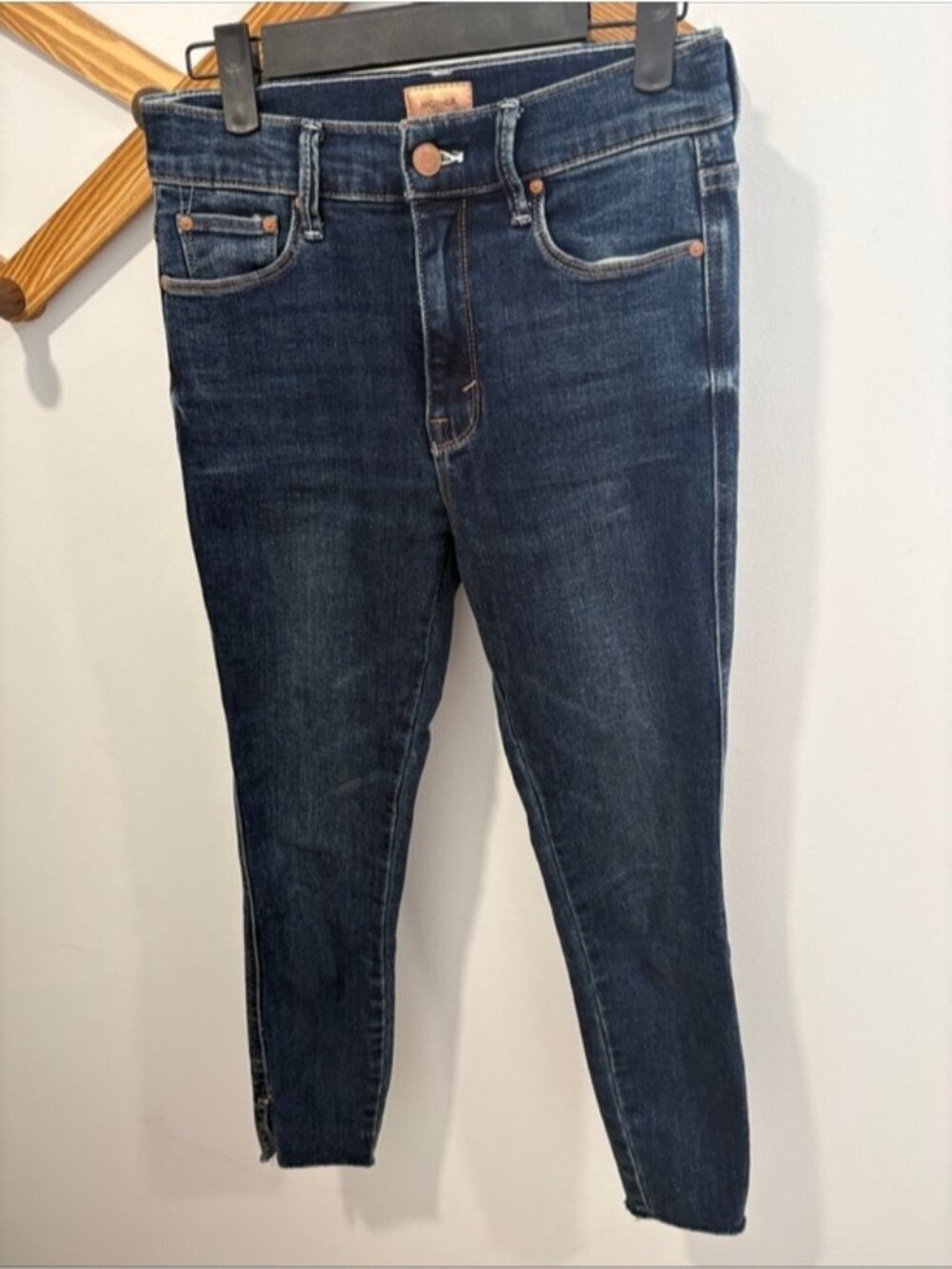 MOTHER JEANS- INSIDER ANKLE FREY - Picture 1 of 9